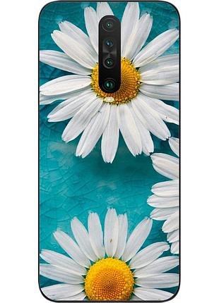 Силіконовий чохол для xiaomi redmi k30 з картинкою ромашки