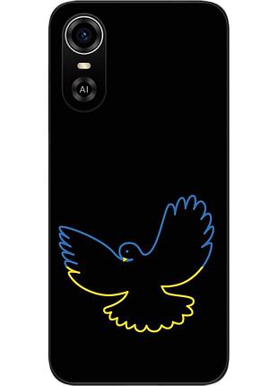 Оригінальний чохол для zte blade a31 plus з картинкою український голуб
