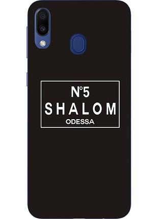Антибрендовый силиконовый чехол для samsung galaxy a40 2019 a405f с картинкой shalom №5 odessa