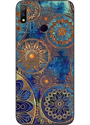 Оригінальний чохол для realme 3 pro з картинкою кола вінтаж