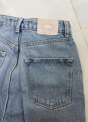 Джинсы zara mom 34