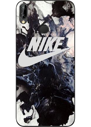 Силиконовый чехол для huawei p20 lite с картинкой nike