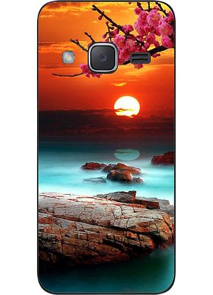 Силіконовий чохол для samsung galaxy j2 j200 з картинкою гарний захід сонця
