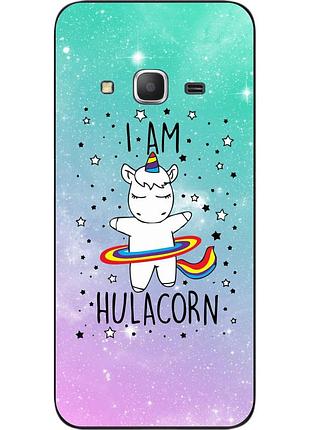 Силиконовый чехол для samsung j3 2016 galaxy j320 с картинкой единорог