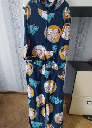 Флисовая пижама слип кигуруми комбинезон