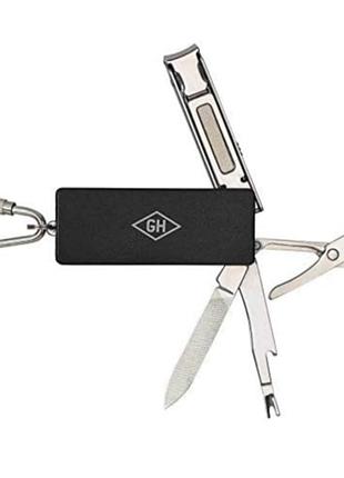 Карманный набор инструментов для маникюра gentlemen's hardware нержавеющая сталь) кусачки для ногтей, ножницы, пилочку и нож и кутикулы