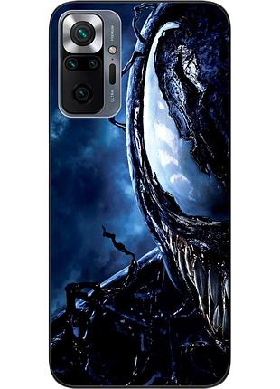 Силиконовый чехол epik для xiaomi redmi note 10 pro с картинкой веном монстр