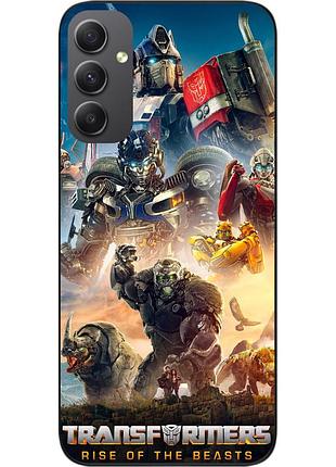 Силиконовый чехол epik для samsung galaxy a34 5g с картинкой трансформеры