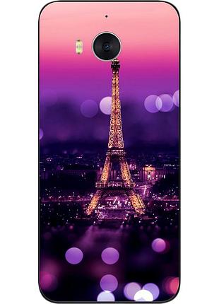 Бампер силиконовый чехол для huawei y5 2017 с картинкой париж ночью