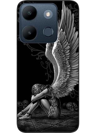 Оригинальный чехол epik для infinix smart 7 с картинкой ангел