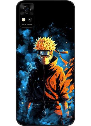 Силиконовый чехол epik для zte blade a31 с картинкой ниндзя наруто