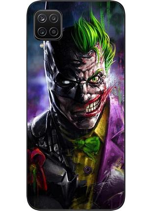 Силиконовый чехол для samsung a12 galaxy a125f с картинкой two face