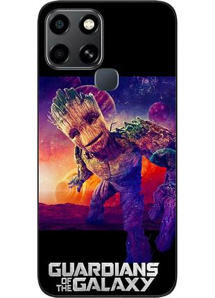 Силиконовый чехол epik для infinix smart 6 с картинкой грут