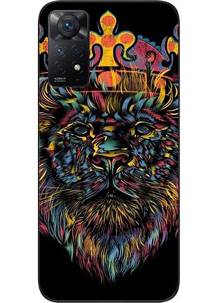 Силиконовый чехол для xiaomi redmi note 11 pro с картинкой король лев