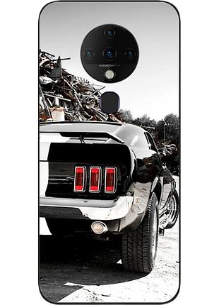 Чехол силиконовый для tecno spark 6 с картинкой машина