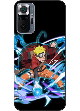 Силіконовий чохол epik для xiaomi redmi note 10 pro з картинкою наруто узумакі гребінець