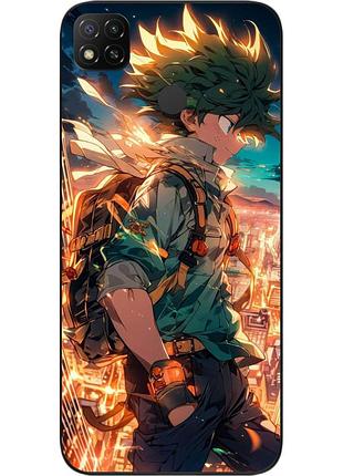 Силиконовый чехол epik для xiaomi redmi 9c с картинкой my hero academia deku