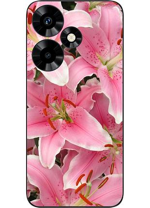 Силиконовый чехол epik для infinix hot 30 (x6831) с картинкой лилии