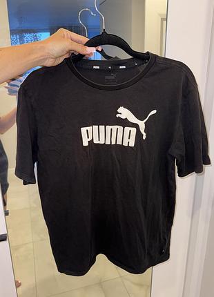 Футболка оригінальна puma чорна розмір с
