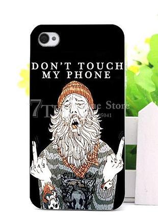 Силіконовий бампер чохол з принтом для iphone 8 plus дід