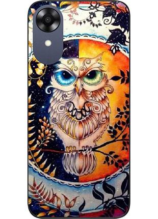 Оригінальний чохол epik для oppo a17k з картинкою сова