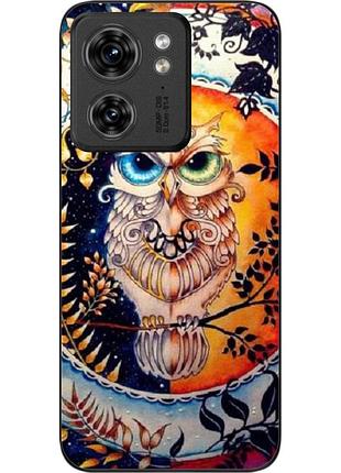 Оригинальный чехол epik для motorola edge 40 с картинкой сова
