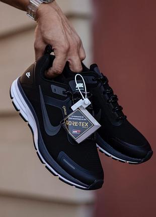 Мужские кроссовки nike zoom structure 23 gore-tex black/white