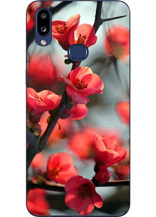 Чохол силіконовий для samsung a10s galaxy a107f з картинкою сакура