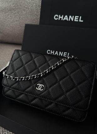 Преміум сегмент сумка chanel з оригінальної шкіри haas caviar