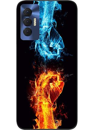 Силиконовый чехол для tecno spark 8p с картинкой сопротивление