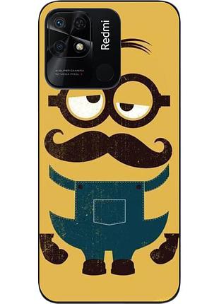 Силиконовый чехол для xiaomi redmi 10c с картинкой миньон