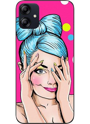 Силіконовий чохол для samsung a04e galaxy a042f з картинкою
