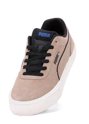 Шкіряні кросівки-кеди puma 4