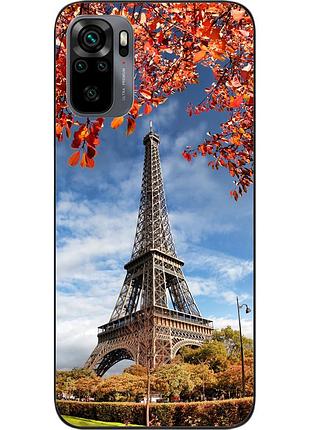 Бампер силіконовий чохол для xiaomi redmi note 10s з картинкою вежа