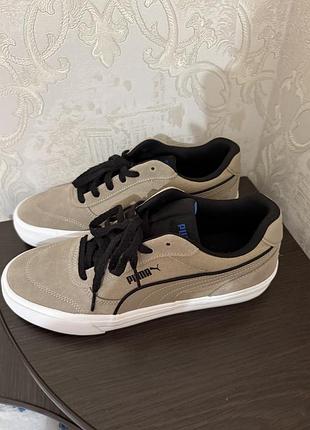 Шкіряні кросівки-кеди puma 6