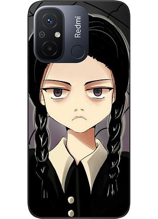 Оригинальный чехол для xiaomi redmi 12c с картинкой уенсдей