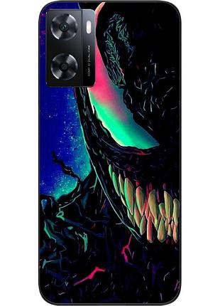 Силиконовый чехол epik для oppo a57s с картинкой яркий веном