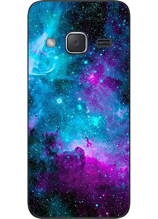 Чехол силиконовый для samsung galaxy j2 j200 с картинкой космос
