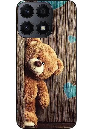 Бампер силиконовый чехол epik для honor x8a с картинкой мишка