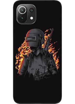 Оригінальний чохол для xiaomi mi 11 lite з картинкою pubg