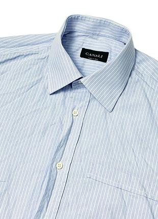 Canali oxford striped чоловіча сорочка