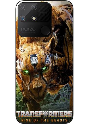 Силиконовый чехол epik для realme narzo 50a с картинкой читор трансформеры звероботы