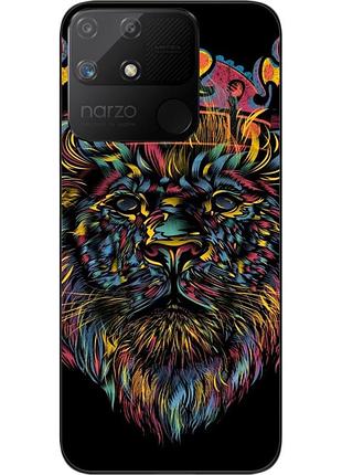 Силиконовый чехол epik для realme narzo 50a с картинкой король лев
