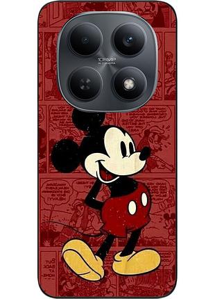 Чехол силиконовый epik для xiaomi redmi note 15 4g / 5g с изображением микки маус в стиле ретро-комиксов
