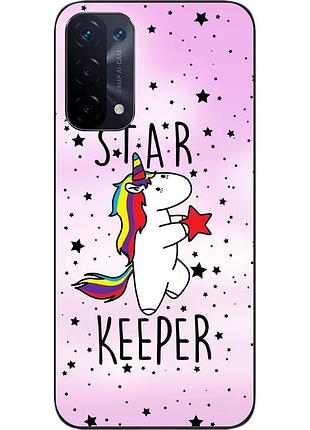 Силіконовий чохол бампер epik для oppo a54 5g з картинкою єдиноріжок