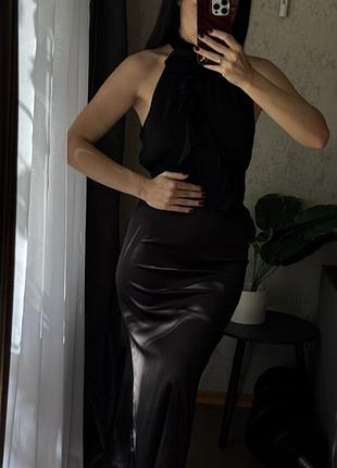 Атласна спідниця 🖤 4