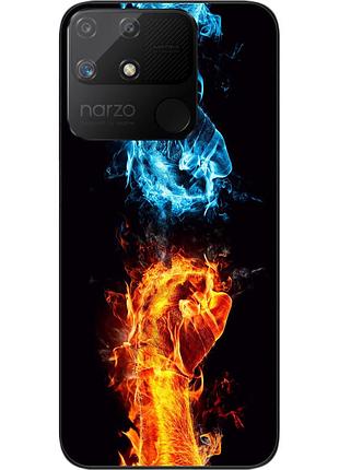 Силіконовий чохол epik для realme narzo 50a з картинкою опір