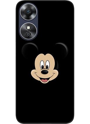 Силиконовый чехол epik для oppo a17 с картинкой микки