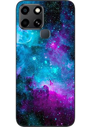 Чехол силиконовый epik для infinix smart 6 с картинкой космос
