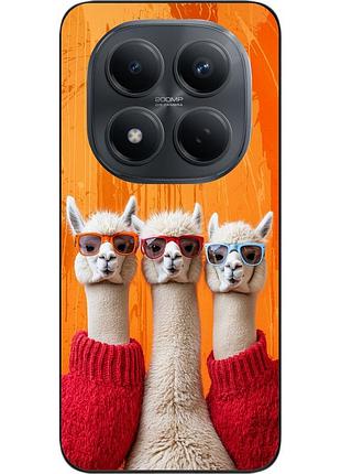 Силіконовий чохол epik для xiaomi redmi note 15 pro 5g з принтом стильні лами